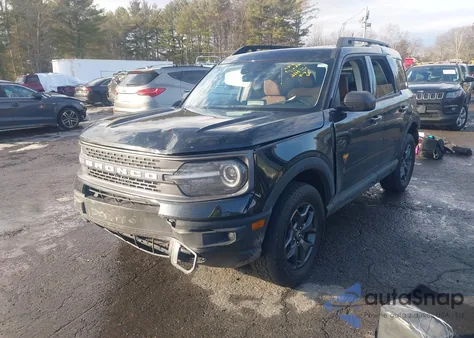 2023 Ford Bronco Sport Badlands z USA, uszkodzony, nr VIN 3FMCR9D99PRD74435